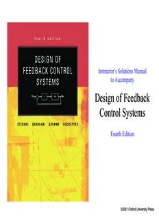 Design of Feedback Control Systems Ebook Epub