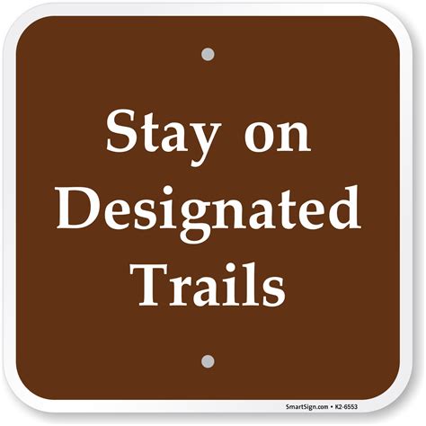 Designated Trails: