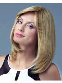 Designed Blonde Straight Shoulder Length Celebrity Wigs