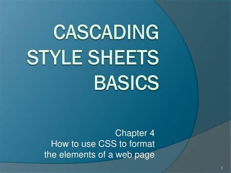 Designing Web Pages with Cascading Style Sheets Doc