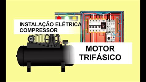 Desligue o compressor e desconecte a alimentação elétrica.