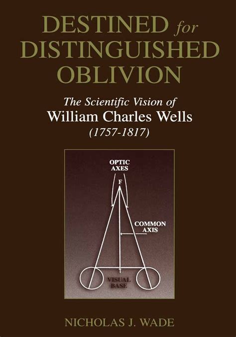 Destined for Distinguished Oblivion The Scientific Vision of William Charles Wells (1752-1817) 1st E PDF