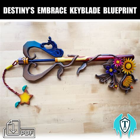 Destiny's Embrace: A Keyblade of Enchanting Power and Divine Lore