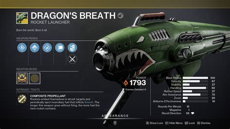 Destiny 2: All About the Dragons Breath Catalyst