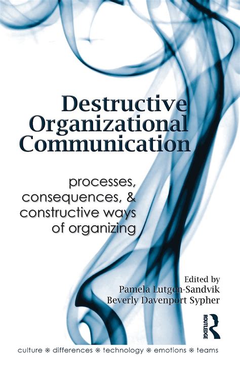 Destructive.Organizational.Communication.Processes.Consequences.and.Constructive.Ways.of.Organizing Ebook Doc