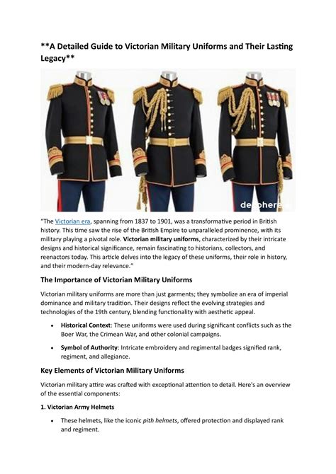 Detailed Uniform Guide