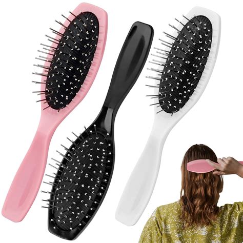 Detangling Wig  Brush with Multi-height Bristles