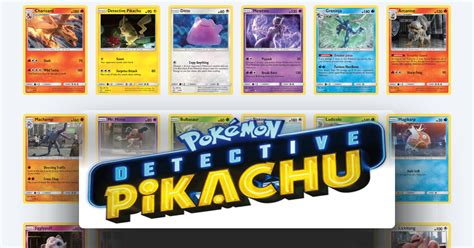 Detective Pikachu Cards List by Rarity