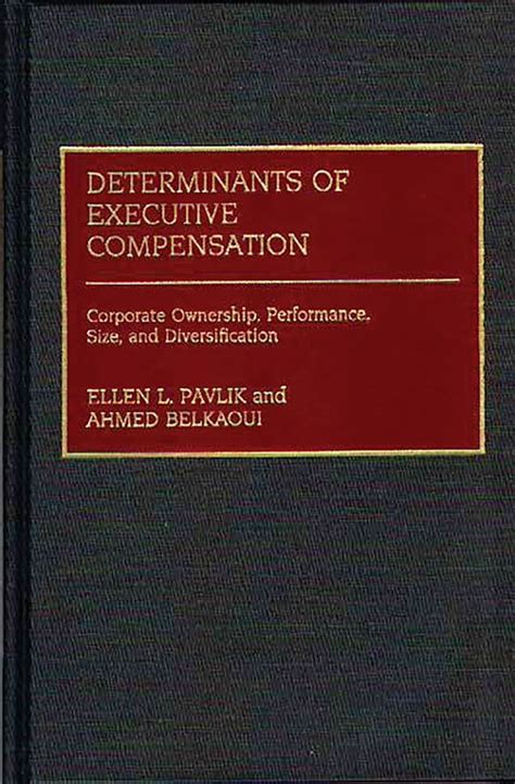 Determinants of Executive Compensation Corporate Ownership PDF