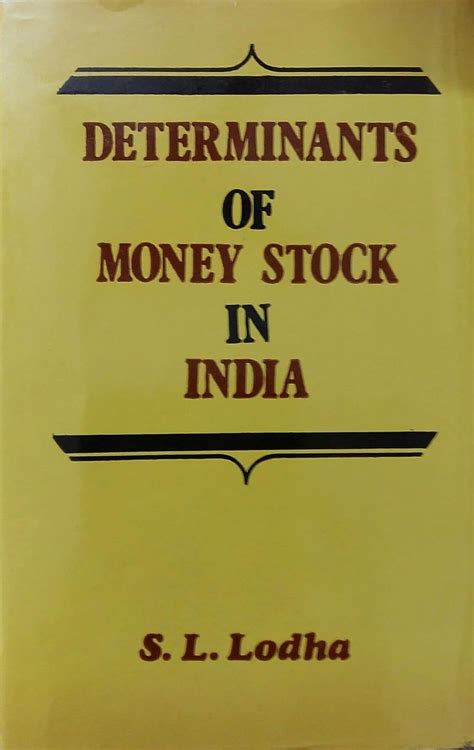 Determinants of Money Stock in India Epub