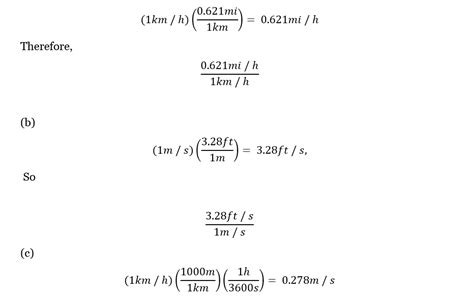 Determine the Conversion Factor Between Km/H and Mi/H