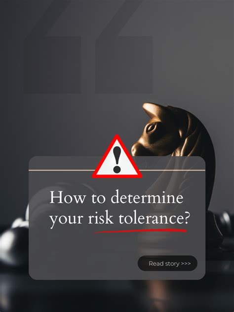 Determine your risk tolerance.