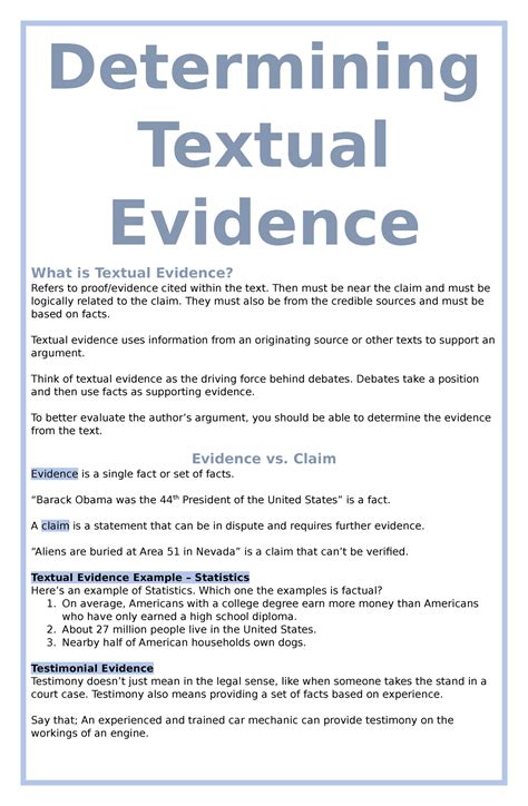 Determining Relevance and Inference in Textual Analysis