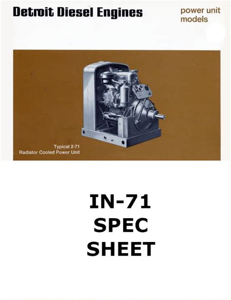 Detroit 4 71 Engine Manual Ebook PDF