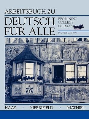 Deutsch fÃ¼r Alle, Workbook: Beginning College German PDF