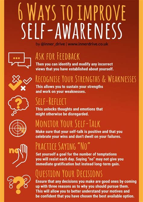 Develop Self-Awareness: