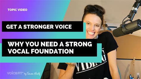 Develop a strong vocal foundation: