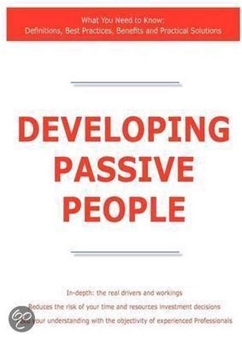 Developing Passive People - What You Need to Know Definitions Reader