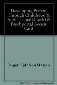 Developing Person Through Childhood and Adolescence and PsychPortal Access Card PDF