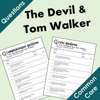 Devil And Tom Walker Critical Answers Reader