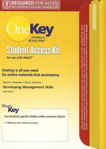 Devlpg Managemt Skills and Onekey Webct Pkg Kindle Editon