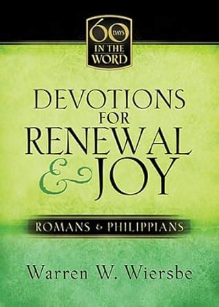 Devotions For Renewal and Joy Romans and Philippians PDF