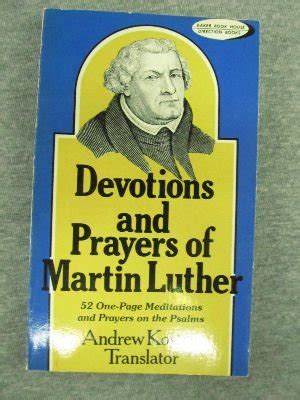 Devotions and Prayers of Martin Luther Doc