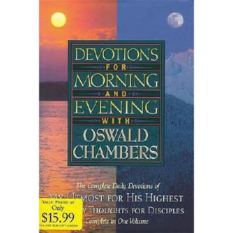 Devotions for Morning and Evening with Oswald Chambers Kindle Editon