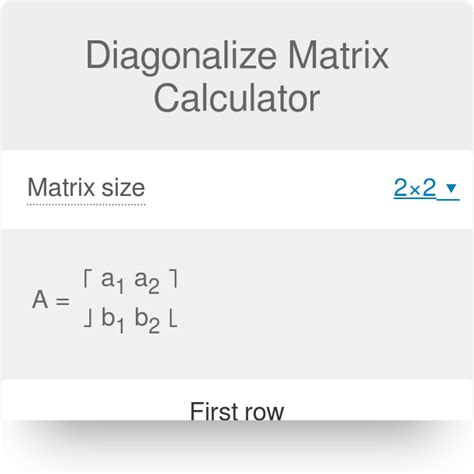 Diagonalizable Matrix Calculator: Your Powerful Matrix Helper