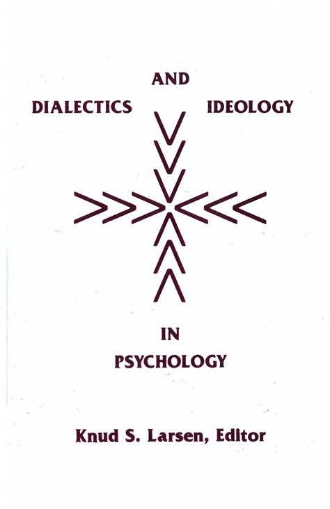 Dialectics and Ideology in Psychology Reader