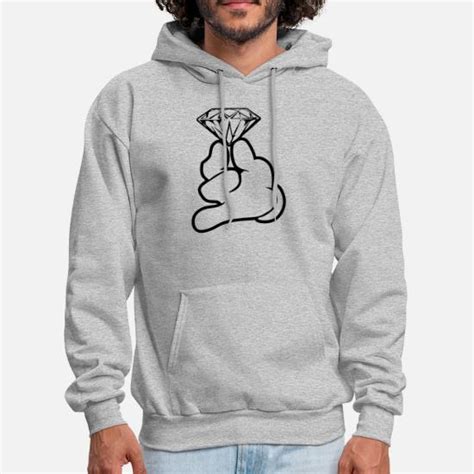 Diamond Cartoon Hands Adults Hoodie Kindle Editon