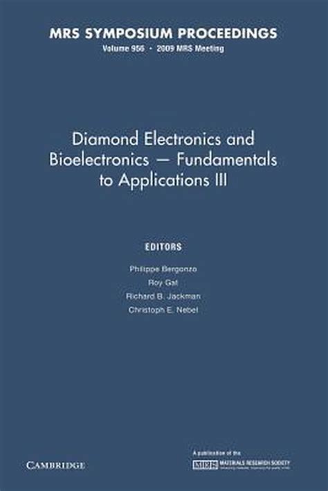 Diamond Electronics and Bioelectronics-Fundamentals to Applications III Doc