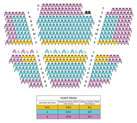 Diamond Head Theater Seating Chart