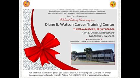 Diane Watson Career Training Center