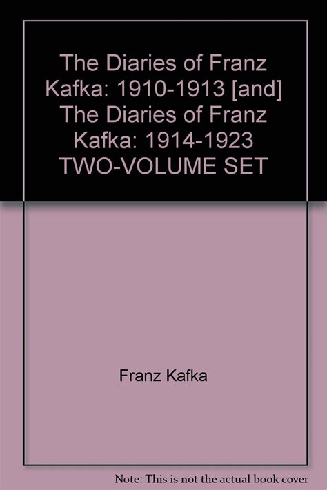 Diaries of Franz Kafka 1910 1913 Reader