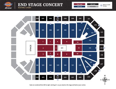 Dickies Arena Fort Worth Seating Chart