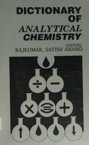 Dictionary of Analytical Chemistry PDF