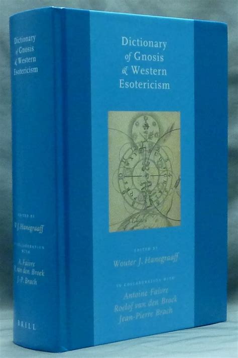 Dictionary of Gnosis & Western Esotericism Epub