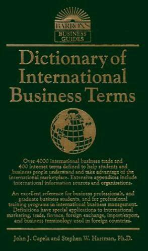 Dictionary of International Business Terms PDF