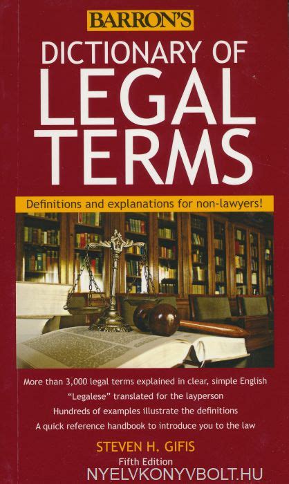 Dictionary of Legal Terms Definitions and Explanations for Non-Lawyers Kindle Editon