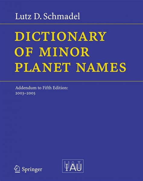 Dictionary of Minor Planet Names Reader