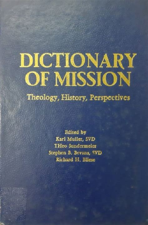 Dictionary of Mission Theology, History, Perspectives Epub