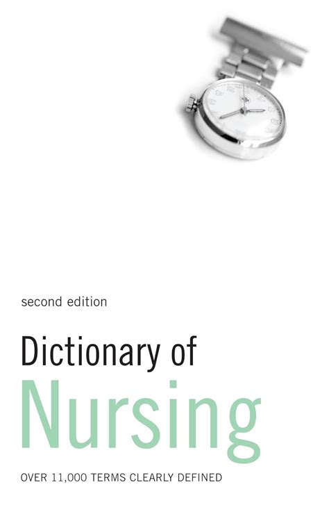 Dictionary of Nursing Over 11,000 Terms Clearly Defined 2nd Edition Epub