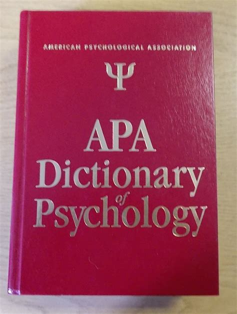 Dictionary of Psychology PDF