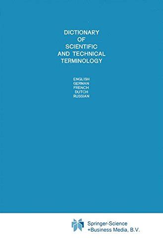 Dictionary of Scientific and Technical Terminology English, German, French, Dutch, Russian Epub