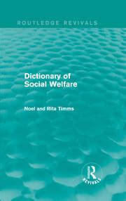 Dictionary of Social Welfare 1st Edition Kindle Editon