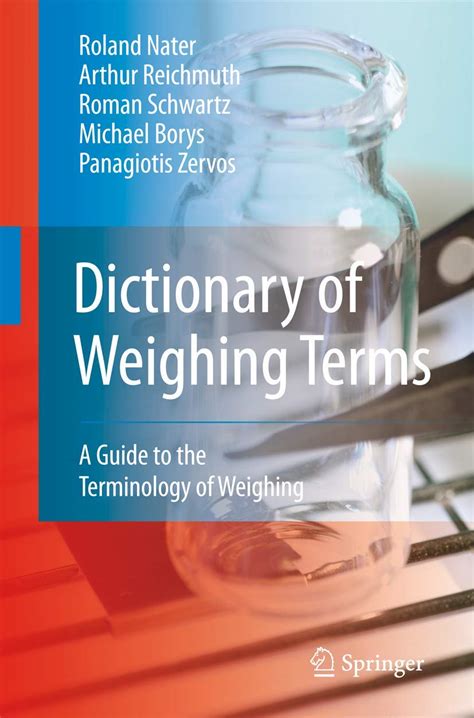 Dictionary of Weighing Terms A Guide to the Terminology of Weighing Kindle Editon
