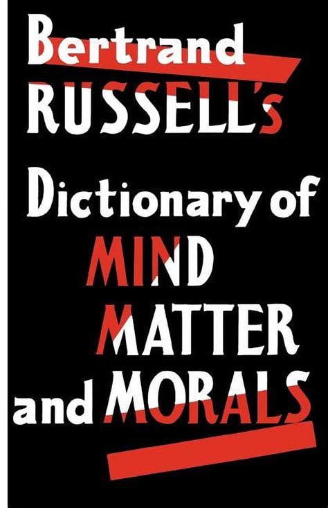 Dictionary of mind matter and morals Reader