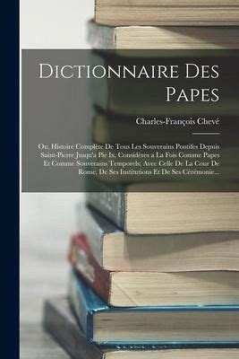 Dictionnaire des Papes Ou Reader