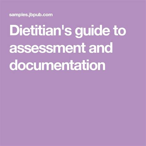Dietitian's Guide to Assess PDF